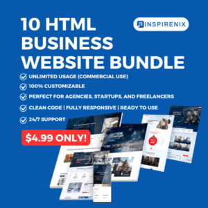 HTML Website Template Bundle (10 Pack)