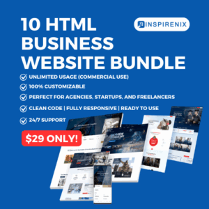 HTML Website Template Bundle (10 Pack)